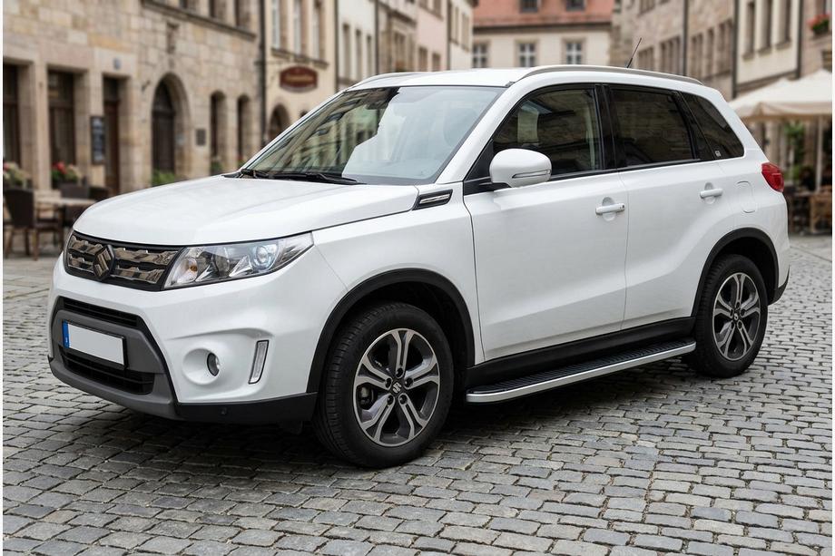 Suzuki Vitara 2015– Sidetrin Tayga Grey (2 stk., aluminium) Image