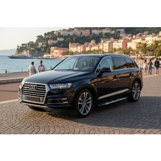 Sunrise sidetrin (2 stk., aluminium) Audi Q7 2015–2026 foto 1