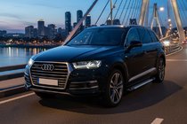 Audi Q7 2015–2026 Sidetrin Line (2 stk., aluminium) foto 1