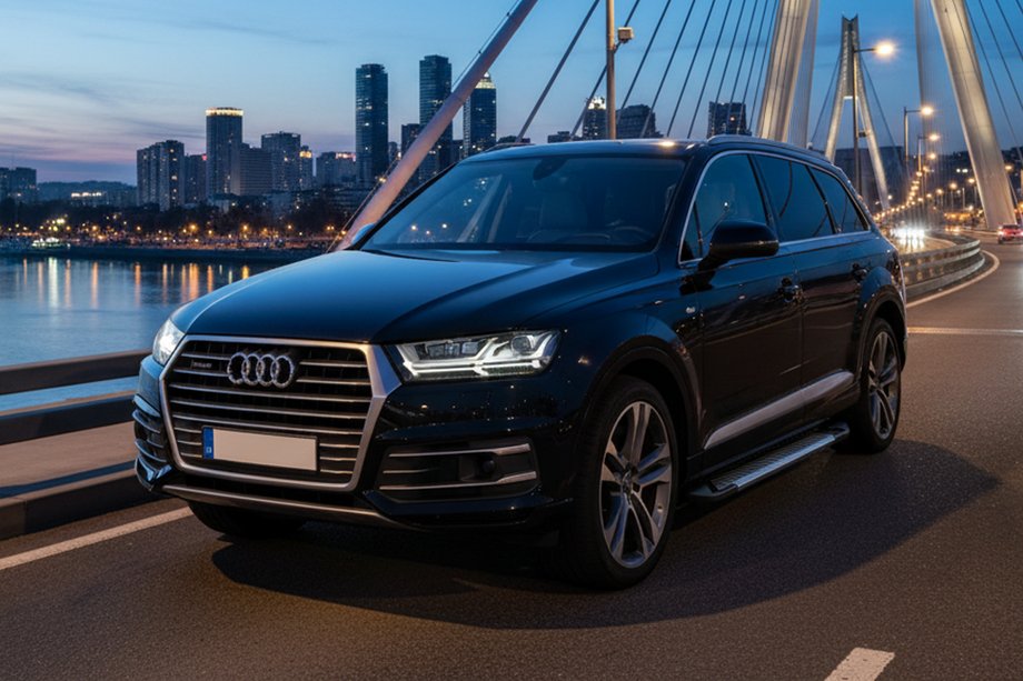 Audi Q7 2015–2026 Sidetrin Line (2 stk., aluminium) Image