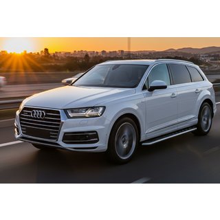Maydos V1 sidetrin (2 stk., aluminium ↗ rustfrit stål) Audi Q7 2015–2026 foto 1