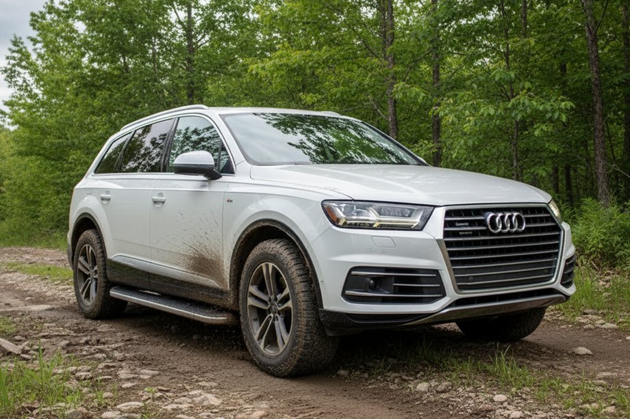 Audi Q7 2015–2026 Sidetrin Tayga Grey (2 stk., aluminium) Image
