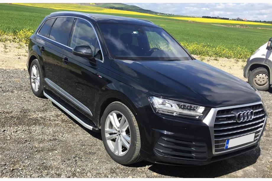 Audi Q7 2015–2026 Sidetrin Fullmond (2 stk., aluminium) Image