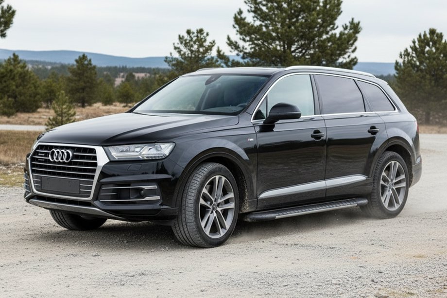 Audi Q7 2015–2026 Bosphorus Grey sidetrin (2 stk., aluminium) Image