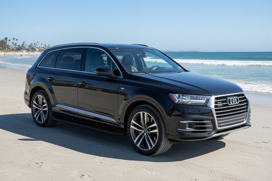 Audi Q7 2015–2026 Sidetrin Tayga Black (2 stk., aluminium) Image