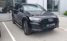 Audi Q7 2015–2026 BlackLine sidetrin (2 stk., aluminium) foto 4