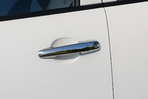 Mitsubishi L200 2006–2015 Dørgrebsdæksler (4 stk., rustfrit stål) OmsaLine - italiensk rustfrit stål foto 1