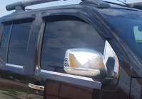 Nissan Navara 2006–2015 Krom spejlkapper (2 stk., plast) Med integreret blinklys foto 3