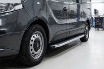 Renault Trafic 2015– Sidetrin Fullmond (2 stk., aluminium) foto 1