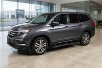 Honda Pilot 2015–2022 Allmond Black sidetrin (2 stk., aluminium) foto 1