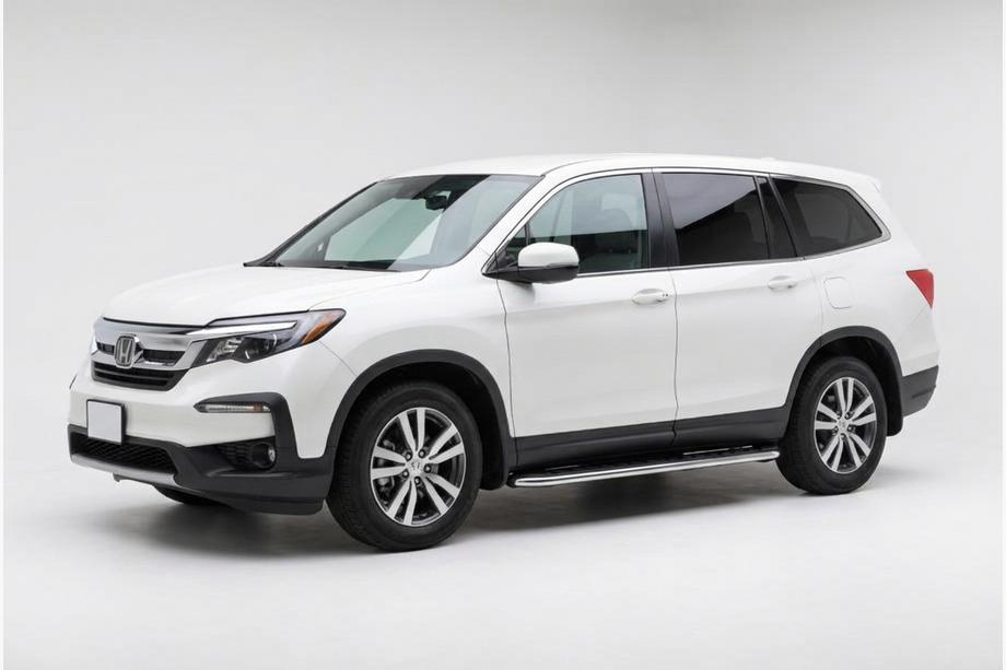 Honda Pilot 2015–2022 Maydos V1 sidetrin (2 stk., aluminium ↗ rustfrit stål) Image