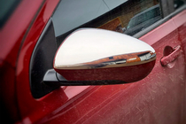 Nissan Qashqai 2007–2010 Krom spejldæksler til sidespejle (2 stk., stål) foto 7