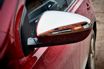 Nissan Qashqai 2007–2010 Krom spejldæksler til sidespejle (2 stk., stål) foto 6