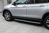 Honda Pilot 2015–2022 Sidetrin Fullmond (2 stk., aluminium) foto 2