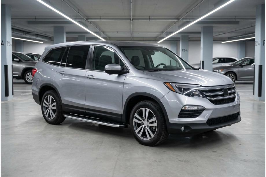 Honda Pilot 2015–2022 Sidetrin Fullmond (2 stk., aluminium) Image