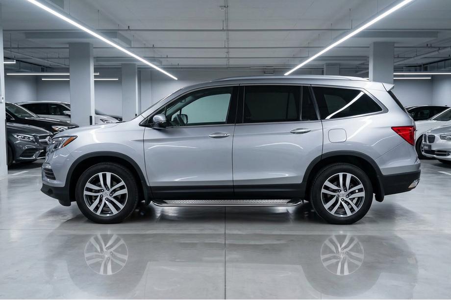 Honda Pilot 2015–2022 Sidetrin Maydos V2 (2 stk., aluminium ↗ rustfrit stål) Image