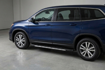 Honda Pilot 2015–2022 Bosphorus Grey sidetrin (2 stk., aluminium) foto 1