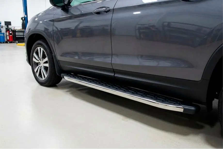 Honda Pilot 2015–2022 BlackLine sidetrin (2 stk., aluminium) Image