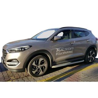 Sidetrin Tayga Grey (2 stk., aluminium) foto 1