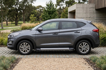 Hyundai Tucson TL 2016–2021 Sidetrin Rainbow (2 stk., aluminium) foto 1