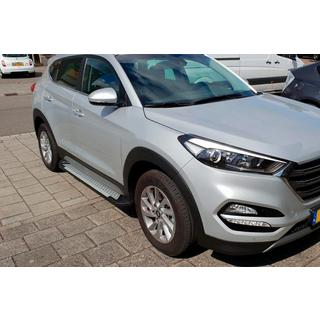 Sidetrin Allmond Grey (2 stk., aluminium) foto 1