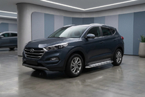 Hyundai Tucson TL 2016–2021 Sidetrin Maydos V2 (2 stk., aluminium ↗ rustfrit stål) foto 1