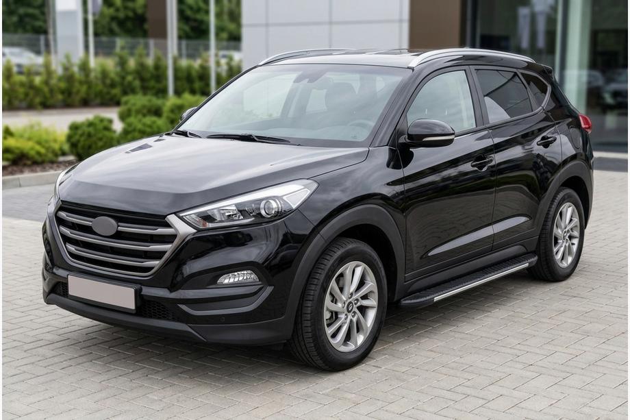 Hyundai Tucson TL 2016–2021 Bosphorus Grey sidetrin (2 stk., aluminium) Image