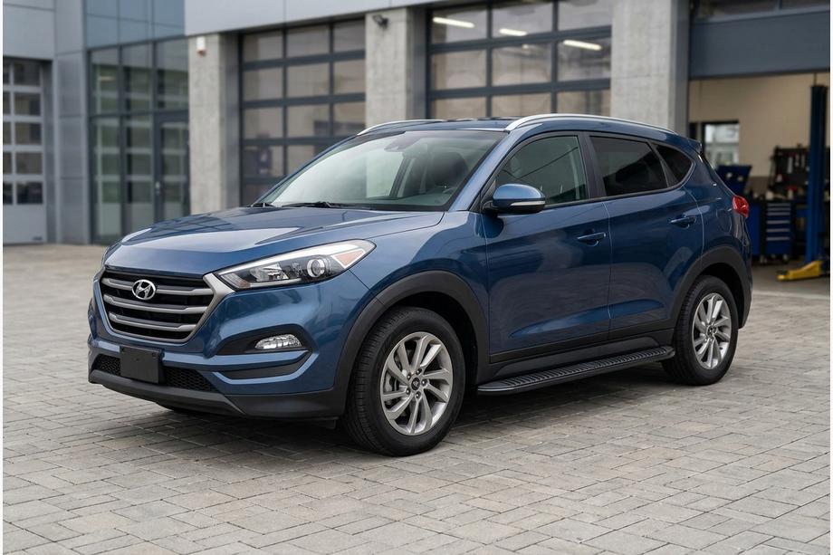 Hyundai Tucson TL 2016–2021 Sidetrin Tayga Black (2 stk., aluminium) Image