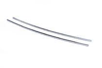 Nissan Qashqai 2007–2010 Kromlister til nederste kølergrill (2 stk., rustfrit stål) Carmos - Tyrkisk stål foto 3