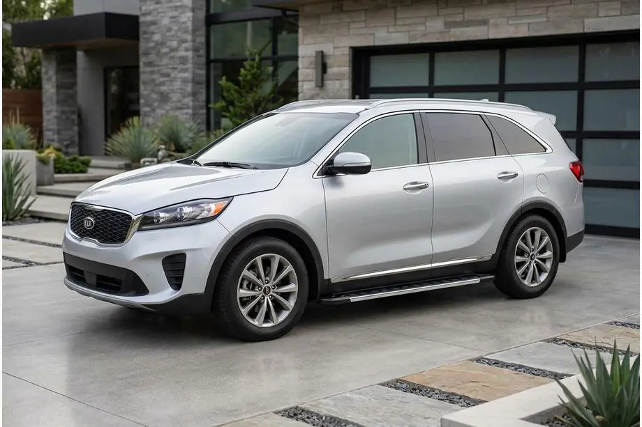 Kia Sorento III UM 2014–2020 RedLine V1 sidestrin (2 stk., aluminium) Image