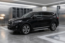 Kia Sorento III UM 2014–2020 Sidetrin Line (2 stk., aluminium) foto 1