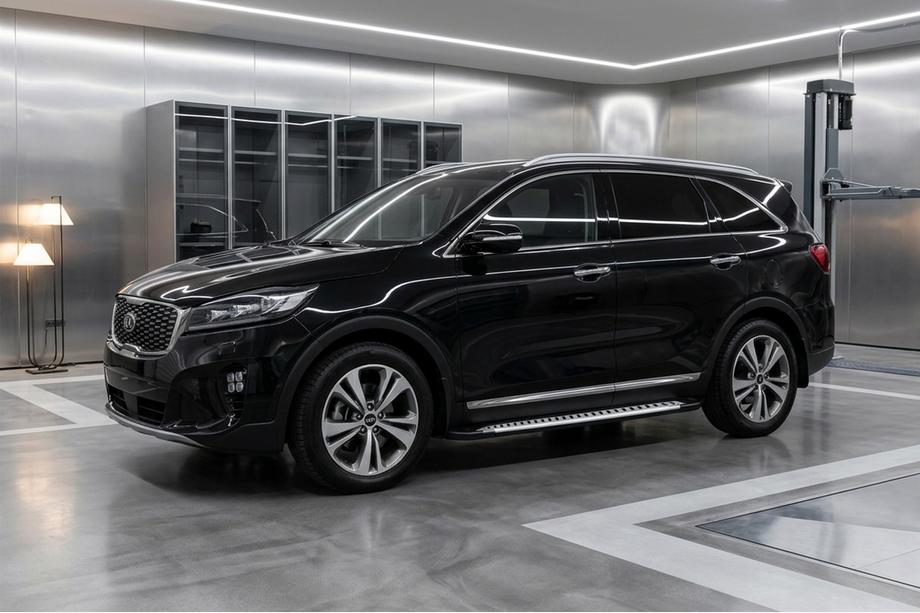 Kia Sorento III UM 2014–2020 Sidetrin Line (2 stk., aluminium) Image