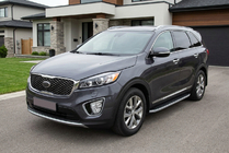Kia Sorento III UM 2014–2020 Sidetrin Tayga Grey (2 stk., aluminium) foto 1