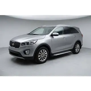 Sidetrin Allmond Grey (2 stk., aluminium)