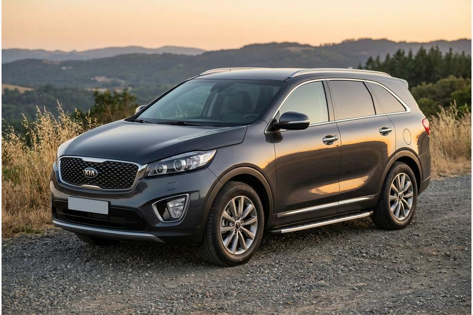 Kia Sorento III UM 2014–2020 Sidetrin Fullmond (2 stk., aluminium) Image