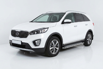 Kia Sorento III UM 2014–2020 Sidetrin Maydos V2 (2 stk., aluminium ↗ rustfrit stål) foto 1