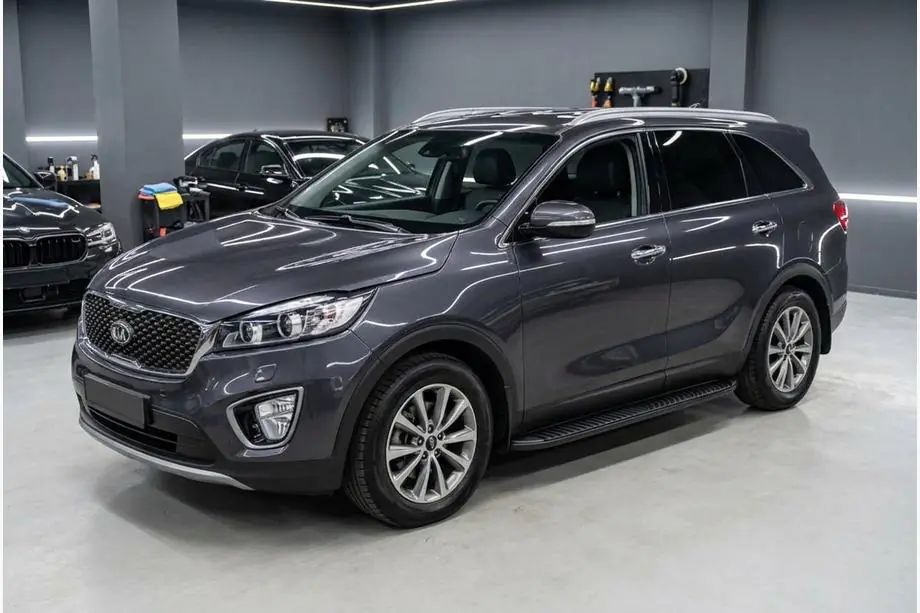 Kia Sorento III UM 2014–2020 Sidetrin Tayga Black (2 stk., aluminium) Image