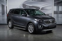Kia Sorento III UM 2014–2020 BlackLine sidetrin (2 stk., aluminium) foto 1
