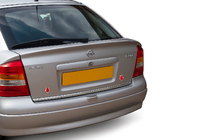 Opel Astra G Classic 1998–2012 Bagklapskantliste (rustfrit stål) Carmos - Tyrkisk stål foto 1