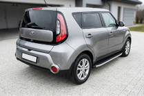 Kia Soul II 2013–2018 Fullmond sidetrin (2 stk., aluminium) foto 1
