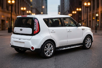 Kia Soul II 2013–2018 Sunrise sidetrin (2 stk., aluminium) foto 1