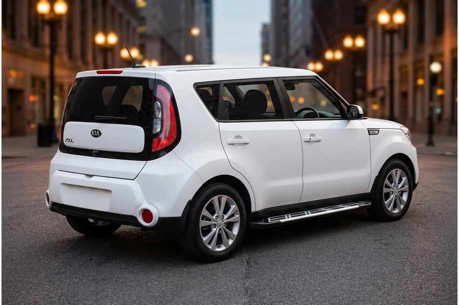 Kia Soul II 2013–2018 Sunrise sidetrin (2 stk., aluminium) Image