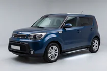Kia Soul II 2013–2018 Sidetrin Line (2 stk., aluminium) foto 1