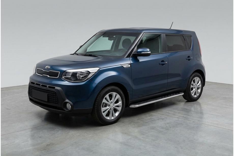 Kia Soul II 2013–2018 Maydos V1 sidetrin (2 stk., aluminium ↗ rustfrit stål) Image