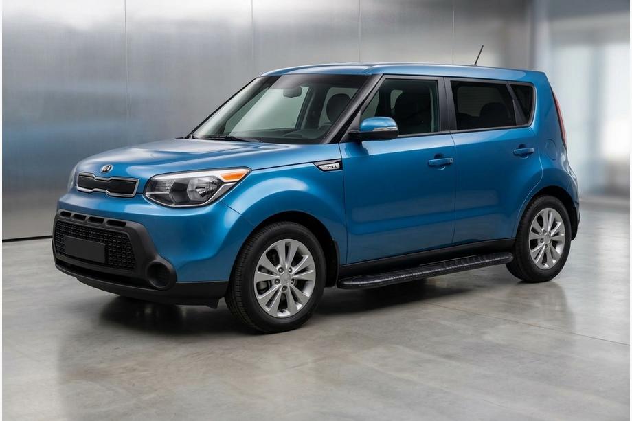 Kia Soul II 2013–2018 Sidetrin Bosphorus Black (2 stk., aluminium) Image