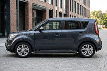 Kia Soul II 2013–2018 RedLine Black side trinbrætter (2 stk., aluminium) foto 1