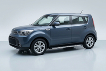 Kia Soul II 2013–2018 BlackLine sidetrin (2 stk., aluminium) foto 1
