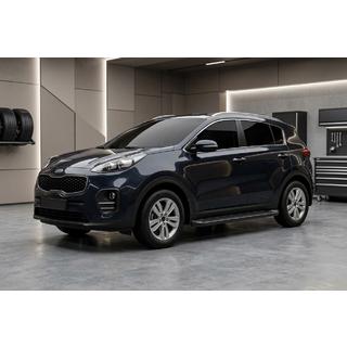 Sidetrin Allmond Black (2 stk., aluminium) foto 1