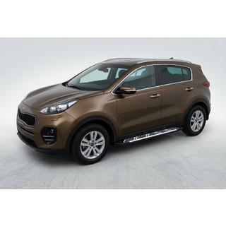 Sunrise sidetrin (2 stk., aluminium) Kia Sportage 2015–2021 foto 1