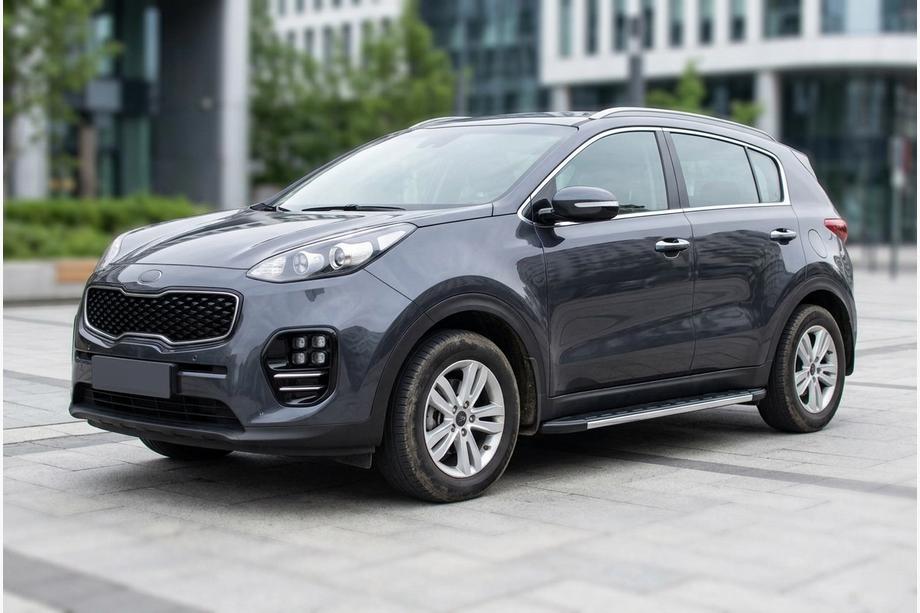 Kia Sportage 2015–2021 Duru sidetrin (2 stk., aluminium) Image